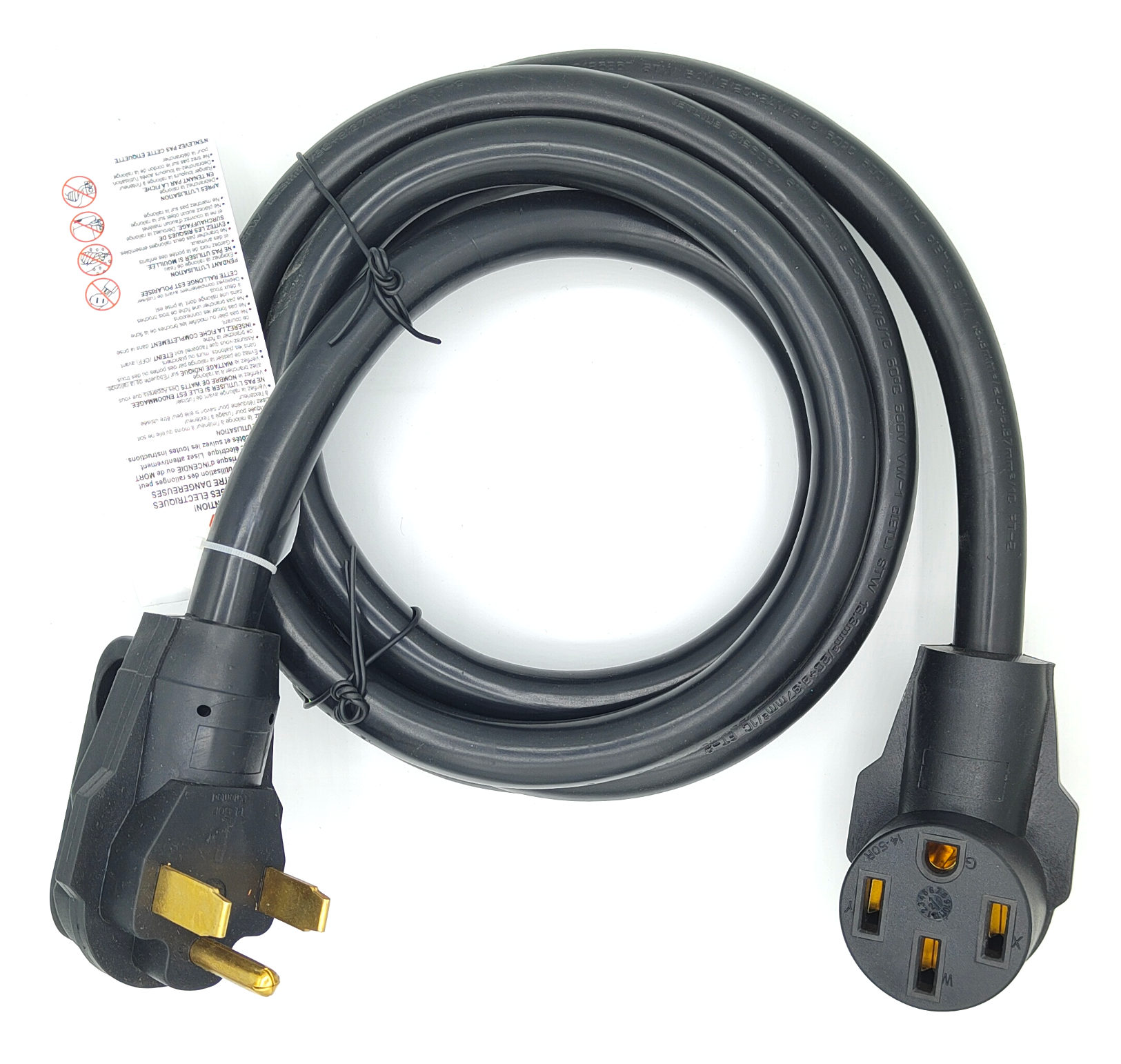 Nema 14 50 Extension Cord For Electric Vehicle Only 10 Ft Evse Adapters